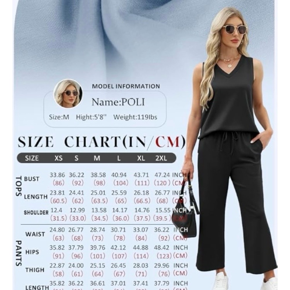 Women's Beautiful Air Essentials Two-Piece Set. Size Medium. - Picture 12 of 13